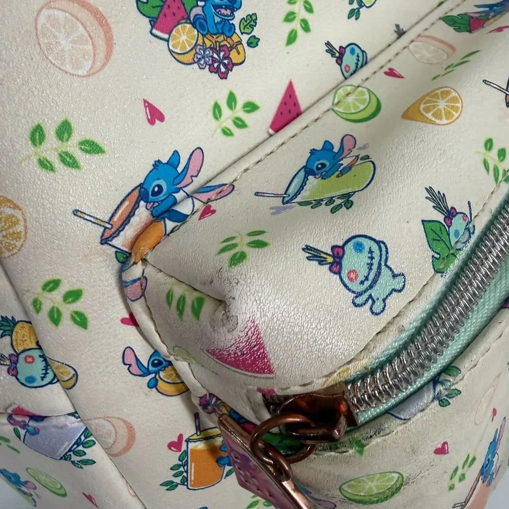 Disney Loungefly Lilo & Stitch Vacation Vibes Mini Backpack Scrump Watermelon